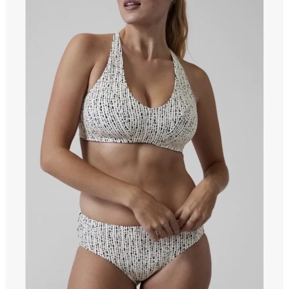 Stylish Black and White Bikini Set